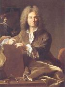 Hyacinthe Rigaud Portrait of Pierre Drevet oil on canvas